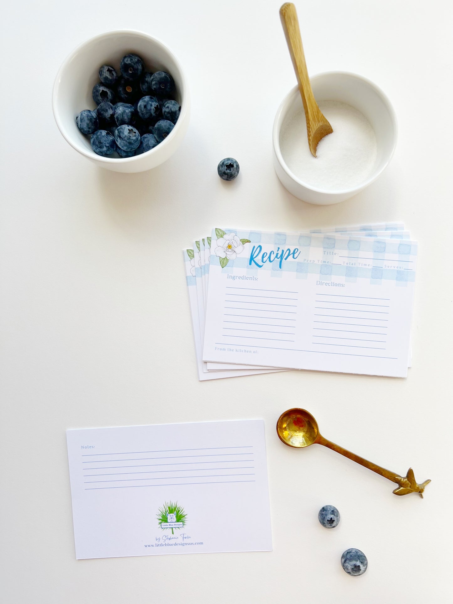 Southern Belle Recipe Cards