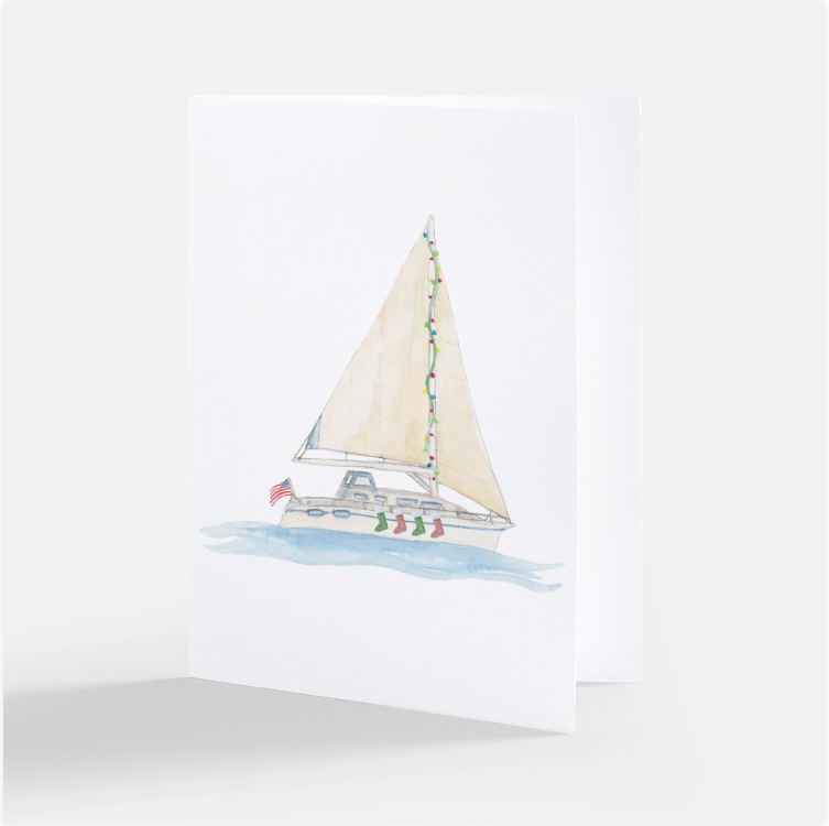 Christmas at Sea Card