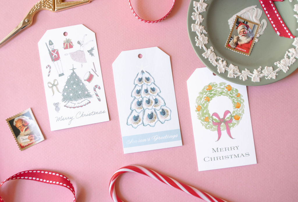 Citrus Wreath Gift Tags