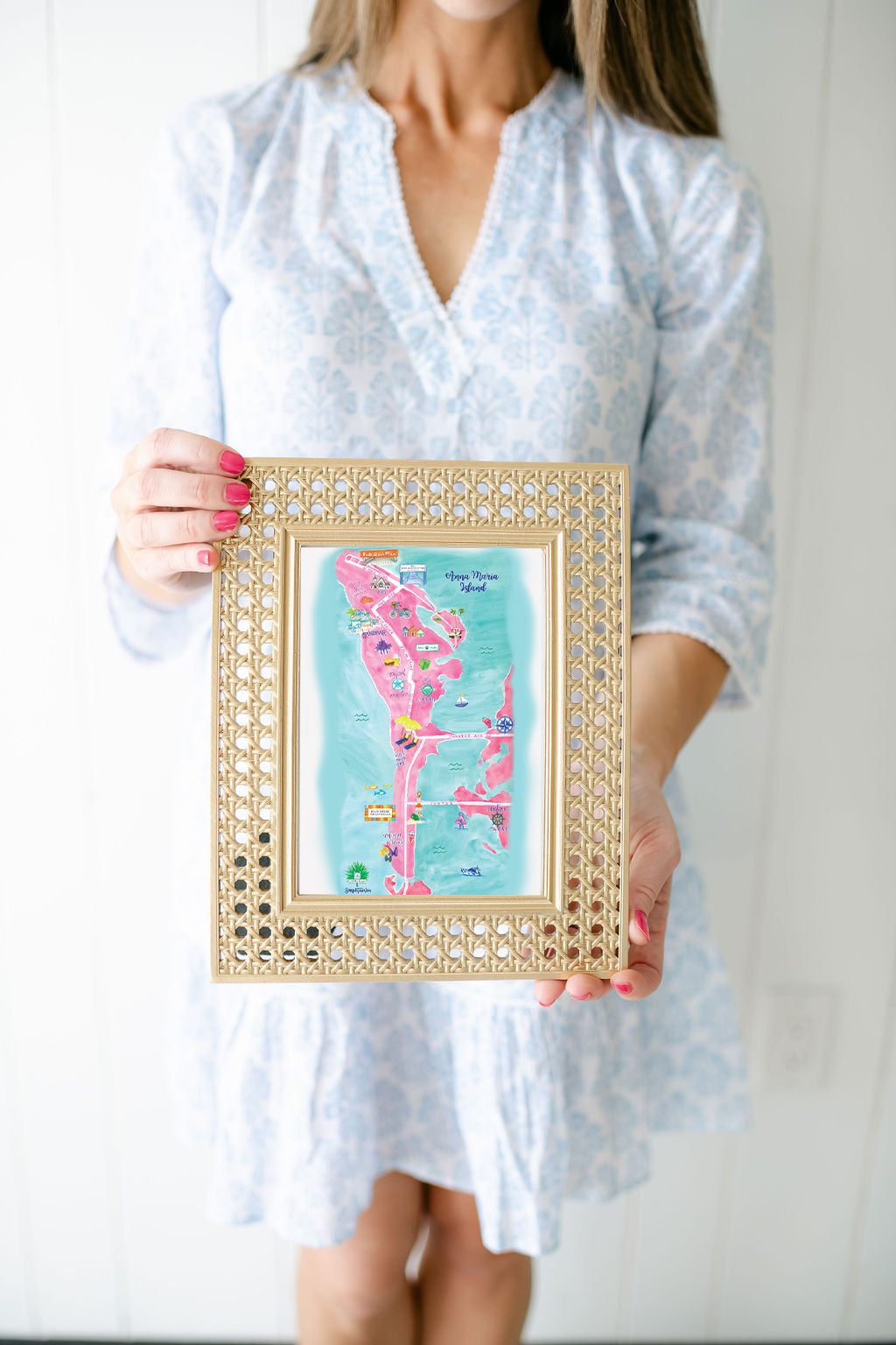 Anna Maria Island Map Print