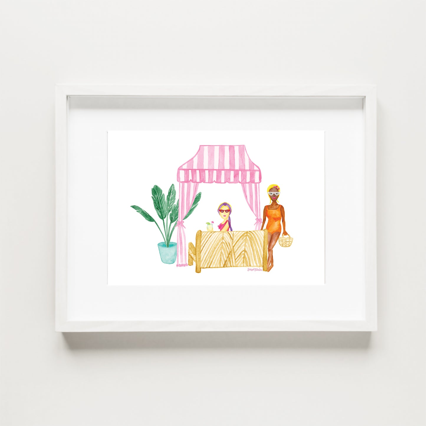 Cabana Girls Print