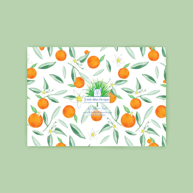 Orange Blossom Stationery