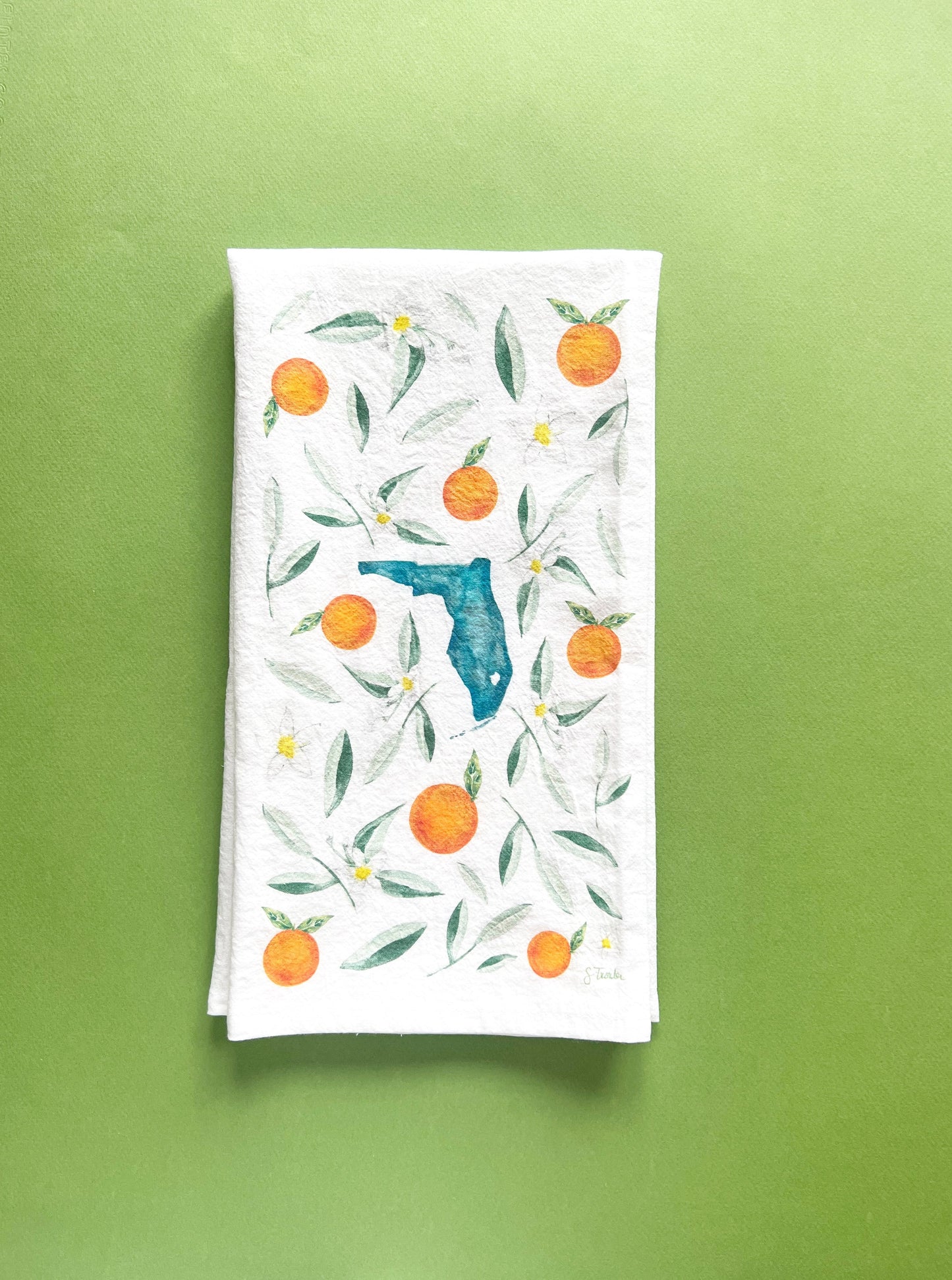 Florida Citrus Tea Towel
