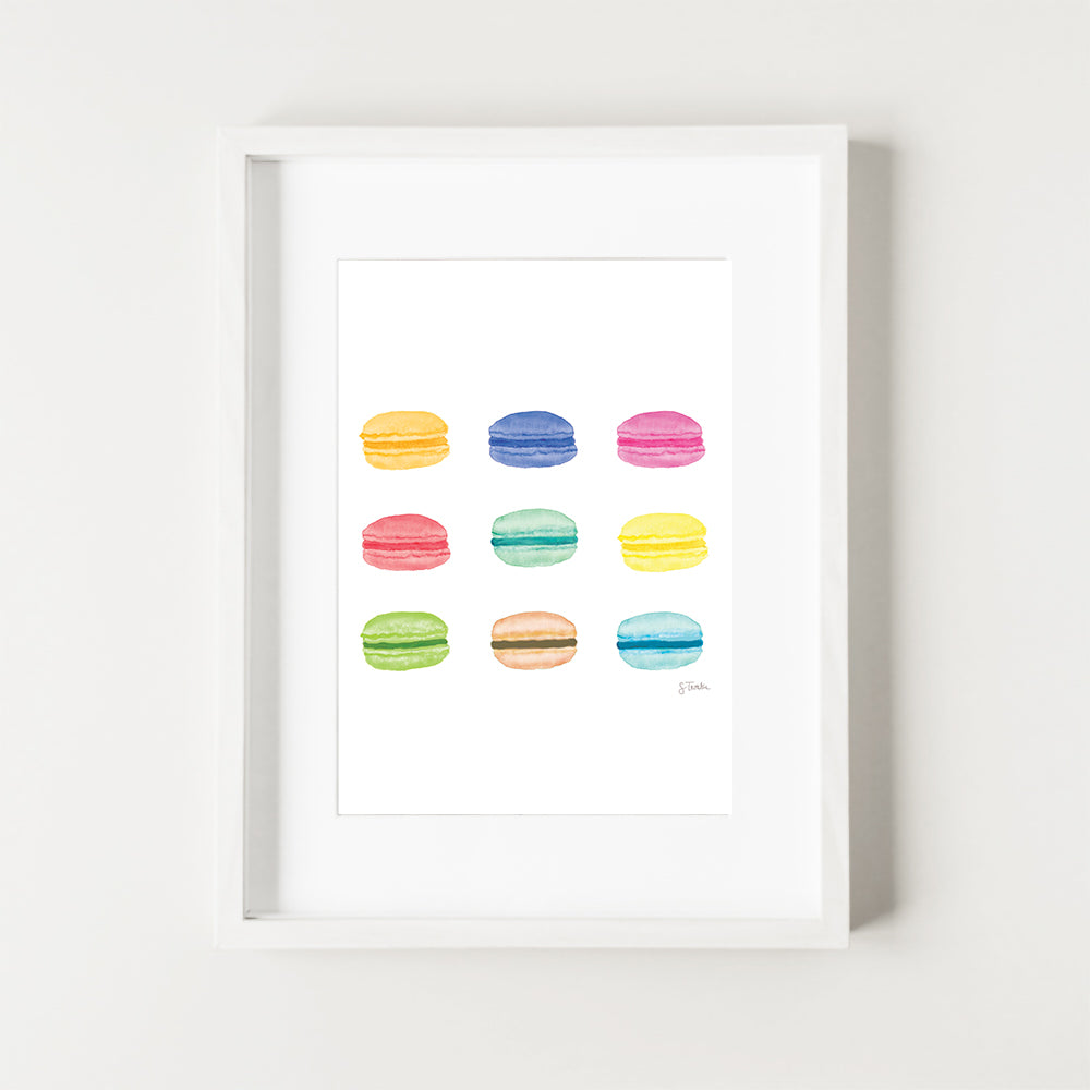 French Macarons Print