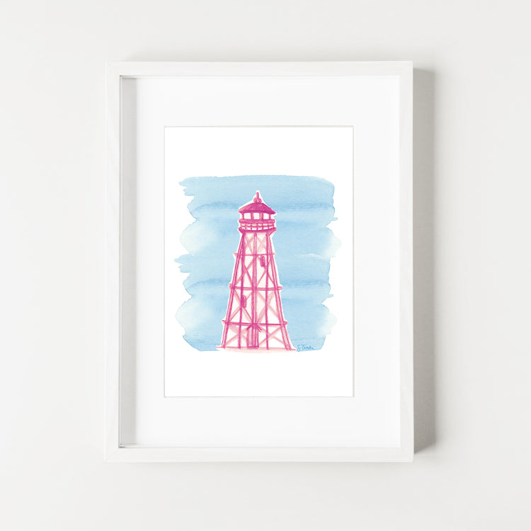 Gasparilla Island Lighthouse Fine Art Print