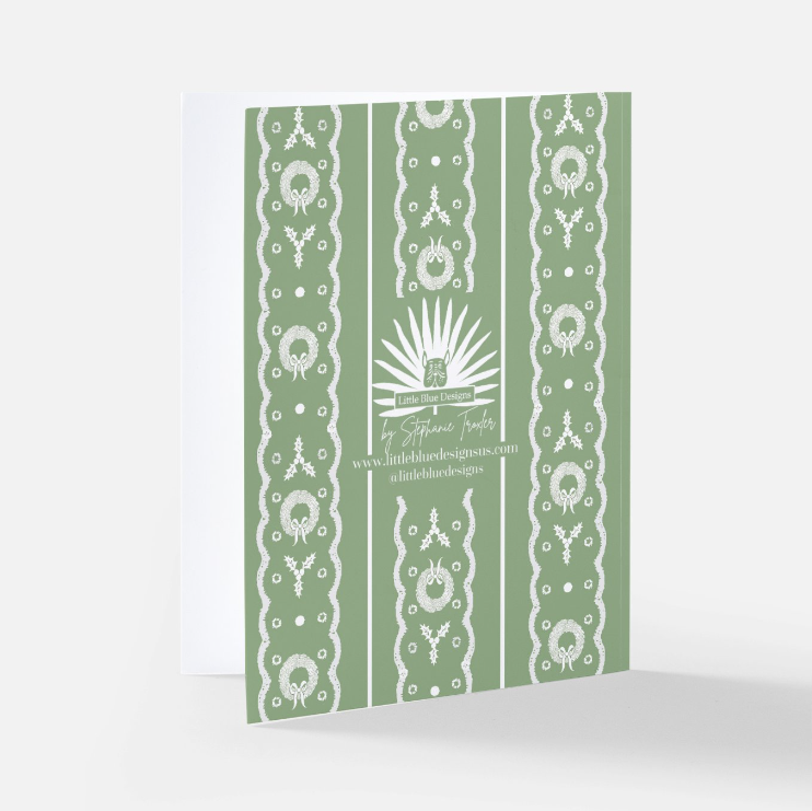 Holly Jolly Eyelet Card