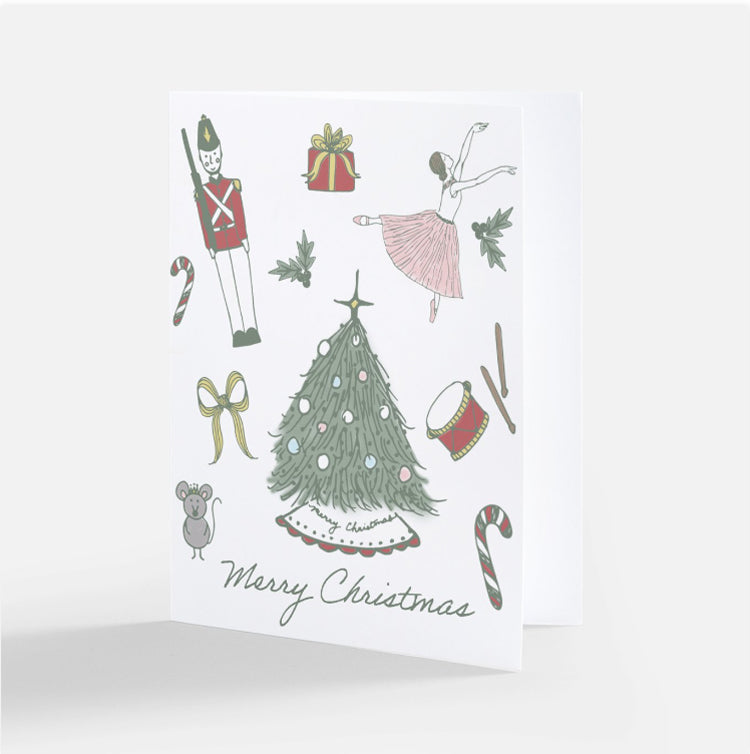 Nutcracker Ballet Christmas Card