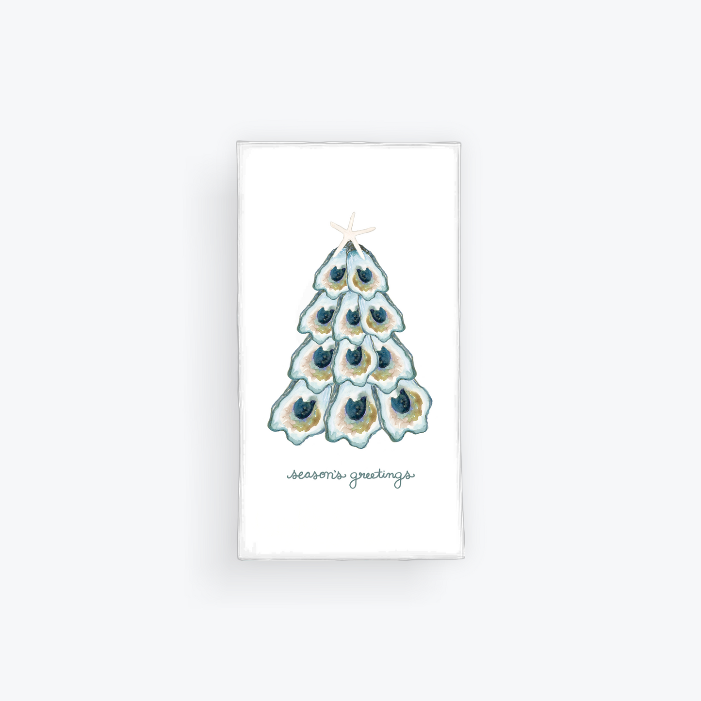 Season's Greetings Tea Towel