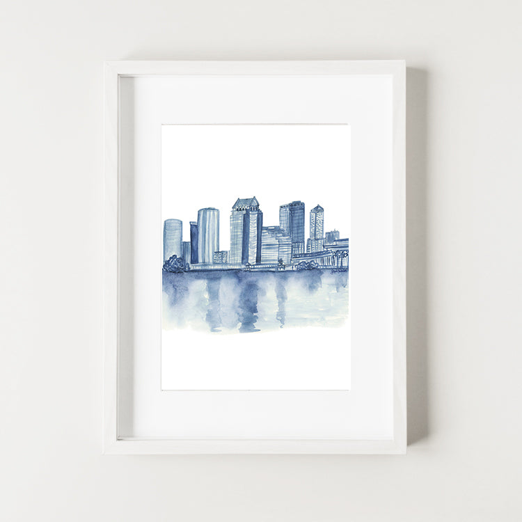 Tampa Skyline Print