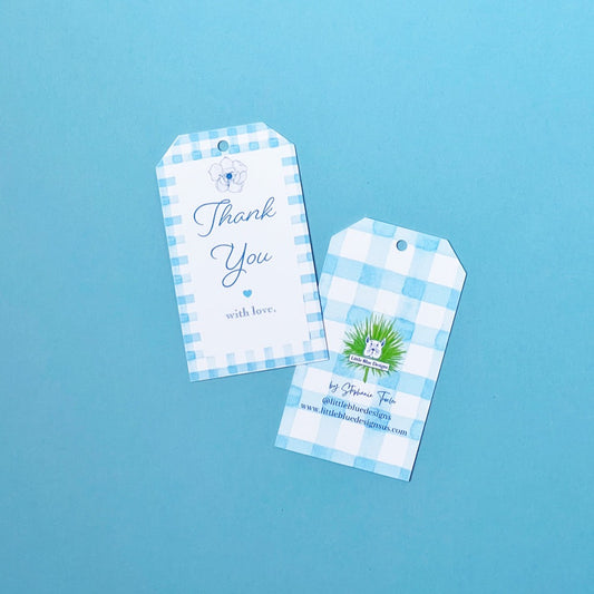 Southern Belle Thank You Gift Tags