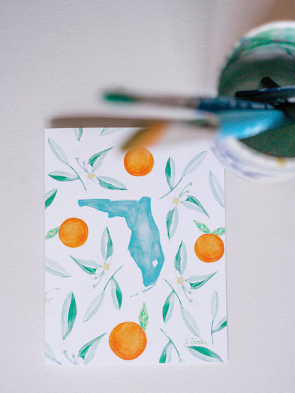 Florida Citrus Greeting Card