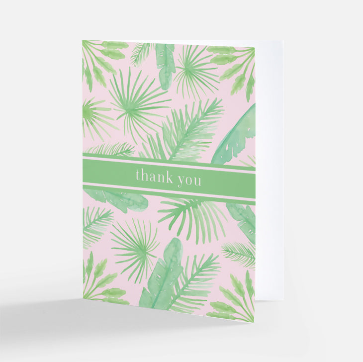 Palm Court Thank You Card