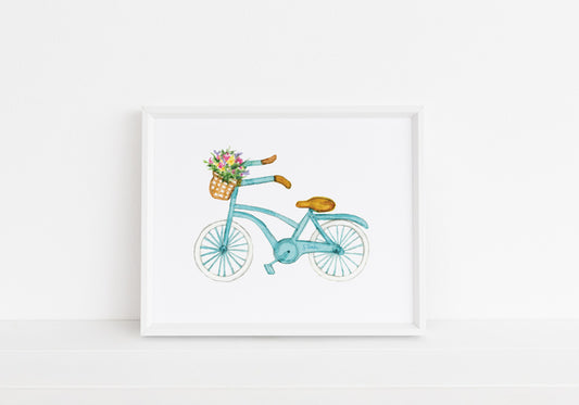 Bike Petals Print