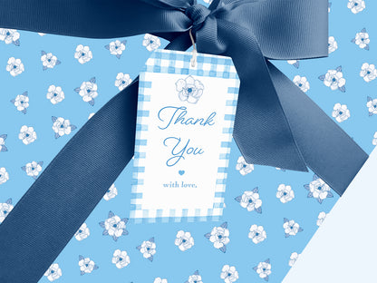 Southern Belle Thank You Gift Tags