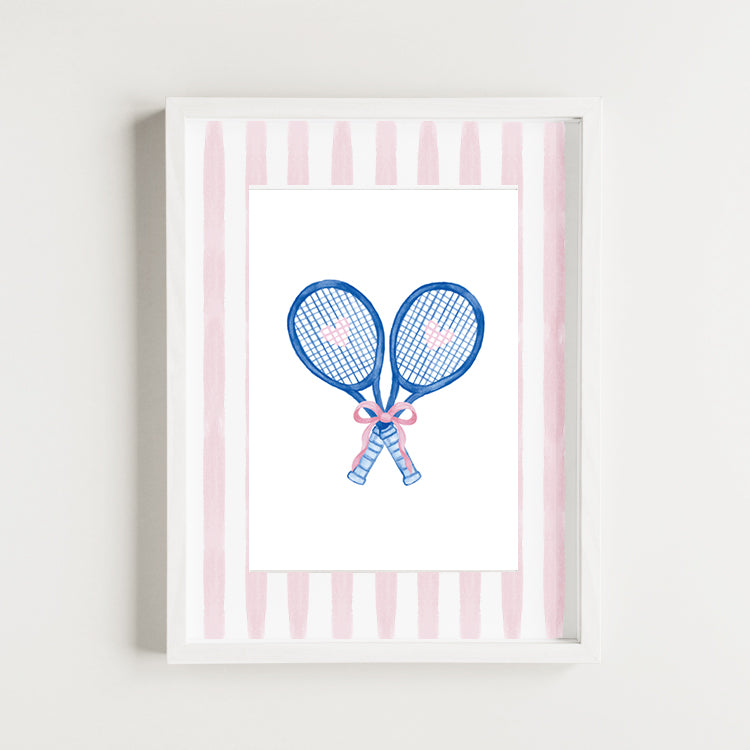 Tennis Rackets Print